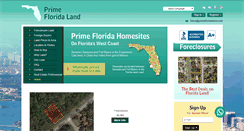 Desktop Screenshot of primefloridaland.com