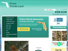 Tablet Screenshot of primefloridaland.com